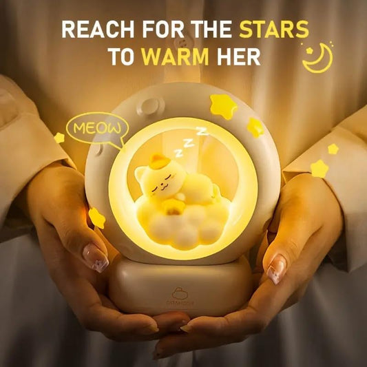 LED Night Lamp - Moon LED Night Lamp with 3 Brightness Modes & Touch Control