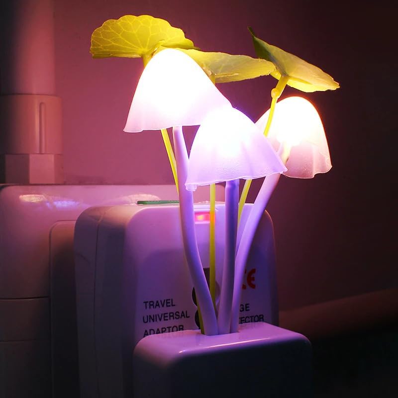 Mushroom Sensor Night Lamp β Color-Changing LED with Auto On/Off ππ