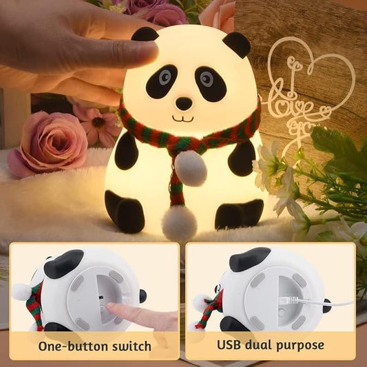 Panda Lamp – Rechargeable Silicone Night Lamp | Cute Panda Night Light