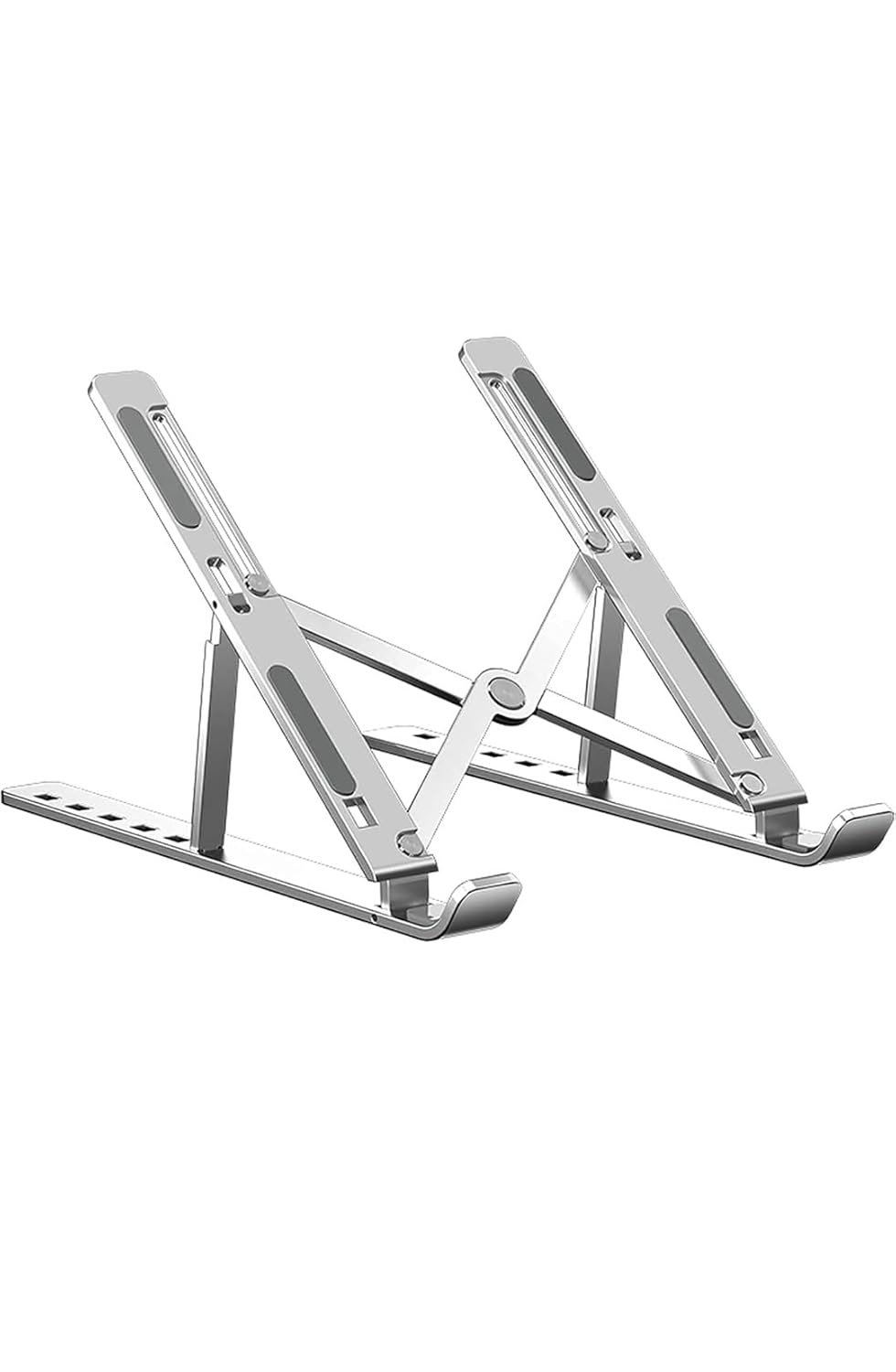 Adjustable Metal Laptop Stand – Foldable Ergonomic Riser for Desk