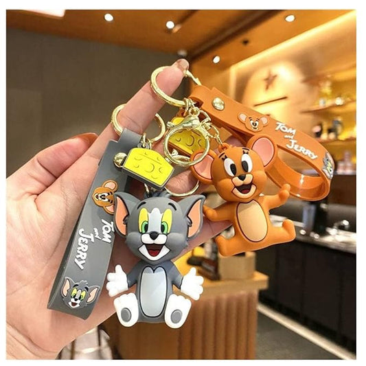🐭🐱 Tom and Jerry Keychain – Cartoon Collectible for Gifting & Fun (Limited Edition)
