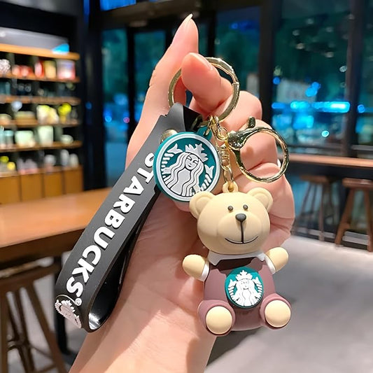 🧸 Teddy Keychain – Cute Anime-Inspired Charm for Keys, Bags & Gifts
