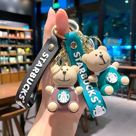 🧸 Teddy Keychain – Cute Anime-Inspired Charm for Keys, Bags & Gifts