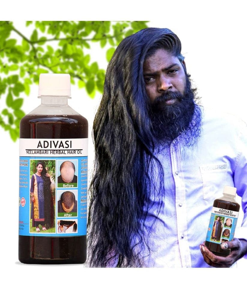 Natural Adivasi Herbal Hair Oil (Buy 1 Get 1 Free)